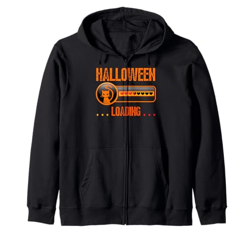 Halloween Loading Lustiges Katzenmotiv für Herren, Damen, Mädchen, Jungen, kommt Bald Kapuzenjacke Halloween Loading Lustiges Katzenmotiv für Herren, Damen, Mädchen, Jungen, kommt Bald Kapuzenjacke von Halloween Loading Funny Cat Dad Mom Kid Girls Boys