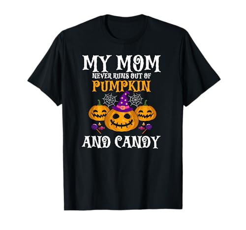 Lustige Halloween-Mama Kürbis-Süßigkeiten-Szene T-Shirt Lustige Halloween-Mama Kürbis-Süßigkeiten-Szene T-Shirt von Halloween-Mama-Kürbis-Lutscher-Witz