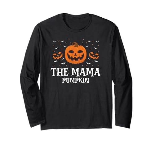 Die Mama Kürbis Lustiger Halloween Familienwitz Langarmshirt Die Mama Kürbis Lustiger Halloween Familienwitz Langarmshirt von Halloween Mamas Kürbisspaß Familie