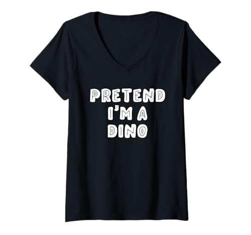 Damen Stellen Sie vor T-Shirt mit V-Ausschnitt Damen Stellen Sie vor T-Shirt mit V-Ausschnitt von Halloween Mega Warehouse