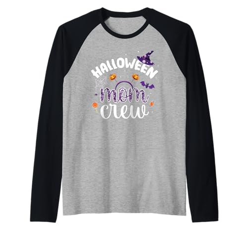 Halloween Mama Crew Halloween Herbst Kürbis Halloween Kostüm Raglan Halloween Mama Crew Halloween Herbst Kürbis Halloween Kostüm Raglan von Halloween Mom Crew