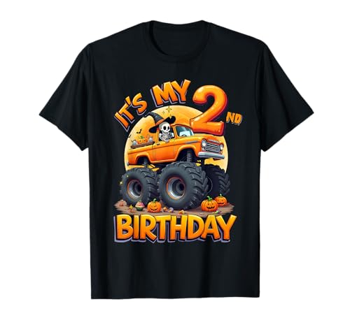 Kids It's My 2nd Birthday Boy Halloween Monster Truck T-Shirt Kids It's My 2nd Birthday Boy Halloween Monster Truck T-Shirt von Halloween Monster Truck 2nd Birthday Boy