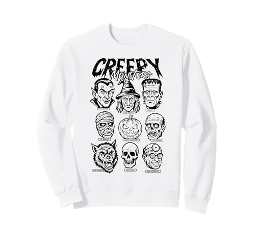 Halloween Jungen Gruselige Monster Mama Skelett Frankenstein Sweatshirt von Halloween Monsters Comics