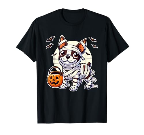 Boston Terrier Halloween-Mama Süßer Boston Terrier T-Shirt Boston Terrier Halloween-Mama Süßer Boston Terrier T-Shirt von Halloween Mummy Boston Terrier Designs