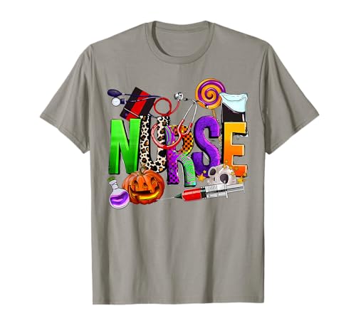 Krankenschwester Halloween Kostüm Stillkostüm Scrub Top Damen Herren T-Shirt Krankenschwester Halloween Kostüm Stillkostüm Scrub Top Damen Herren T-Shirt von Halloween Nurse Shirts For Women Scrub Costumes