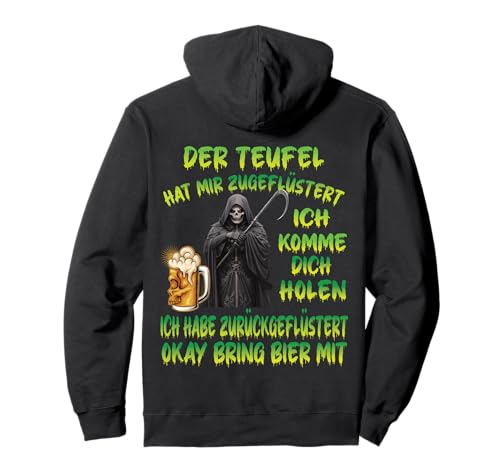 Halloween Kostüm Herren Sensenmann Zombie Sarkasmus Spruch Pullover Hoodie von Halloween Party Kostüme Damen Reaper outfit Grusel