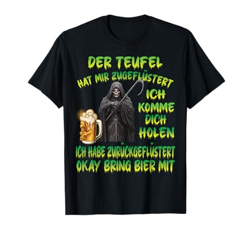 Halloween Kostüm Herren Sensenmann Zombie Sarkasmus Spruch T-Shirt von Halloween Party Kostüme Damen Reaper outfit Grusel
