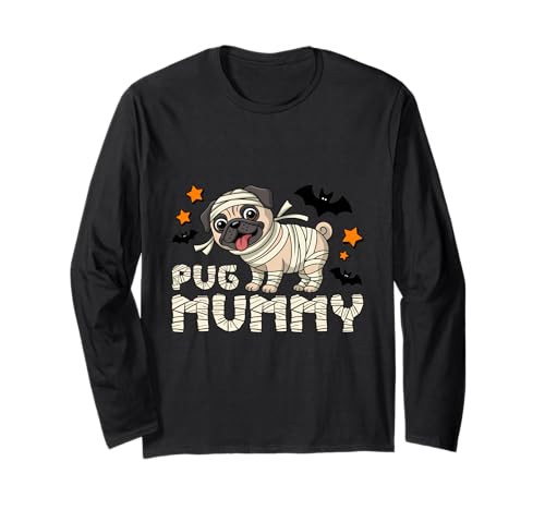 Halloween Mops Mama Hund Langarmshirt von Halloween Phiz