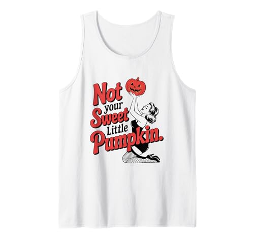 Halloween Pinup Girl Nicht Dein süßer Kleiner Kürbis Tank Top von Halloween Phiz