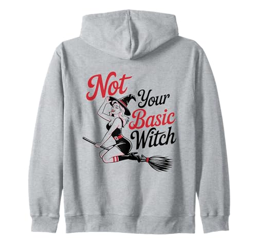 Halloween-Pinup-Girl ist Nicht Deine einfache Hexe Kapuzenjacke von Halloween Phiz