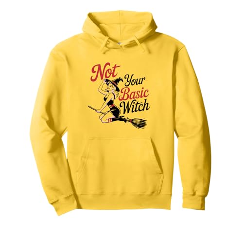 Halloween-Pinup-Girl ist Nicht Deine einfache Hexe Pullover Hoodie von Halloween Phiz