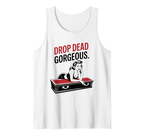 Halloween-Pinup-Mädchen Tank Top von Halloween Phiz