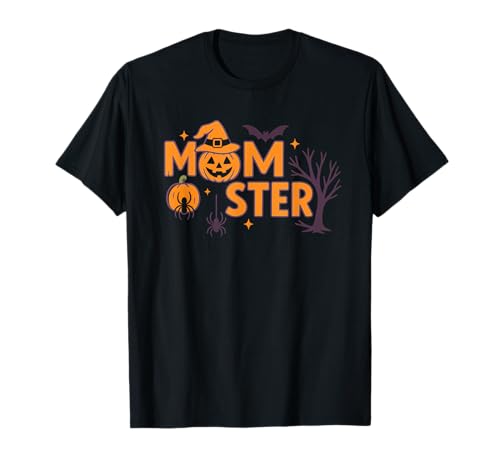 Momster Halloween für Frauen Lustig T-Shirt Momster Halloween für Frauen Lustig T-Shirt von Halloween Plus Gifts & Tees