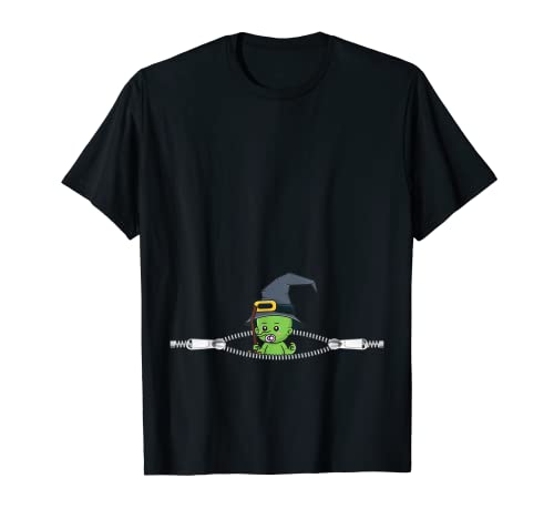 Halloween Schwangere Frauen Erwarten Baby Hexe Kostüm T-Shirt Halloween Schwangere Frauen Erwarten Baby Hexe Kostüm T-Shirt von Halloween Pregnancy Family Expecting Costume