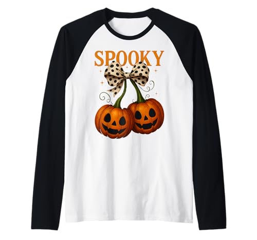 Halloween Kürbis Kirschen Herbst Mädchen Gruselige Jahreszeit Raglan Halloween Kürbis Kirschen Herbst Mädchen Gruselige Jahreszeit Raglan von Halloween Pumpkin Cherry Shirt