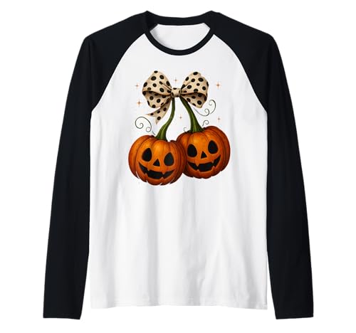 Halloween Kürbis Kirschen Herbst Mädchen Gruselige Jahreszeit Raglan Halloween Kürbis Kirschen Herbst Mädchen Gruselige Jahreszeit Raglan von Halloween Pumpkin Cherry Shirt