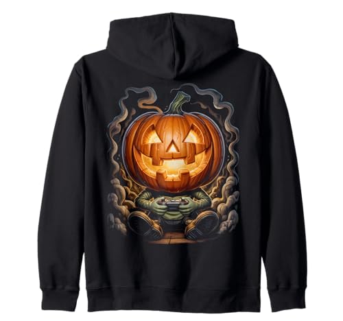 Halloween Kürbis Gamer für Jungen und Mädchen Gruseliges Gaming Kapuzenjacke Halloween Kürbis Gamer für Jungen und Mädchen Gruseliges Gaming Kapuzenjacke von Halloween Pumpkin Gaming Gifts