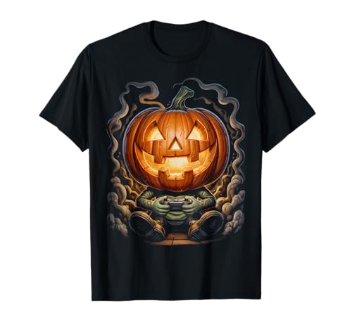 Halloween Kürbis Gamer für Jungen und Mädchen Gruseliges Gaming T-Shirt Halloween Kürbis Gamer für Jungen und Mädchen Gruseliges Gaming T-Shirt von Halloween Pumpkin Gaming Gifts