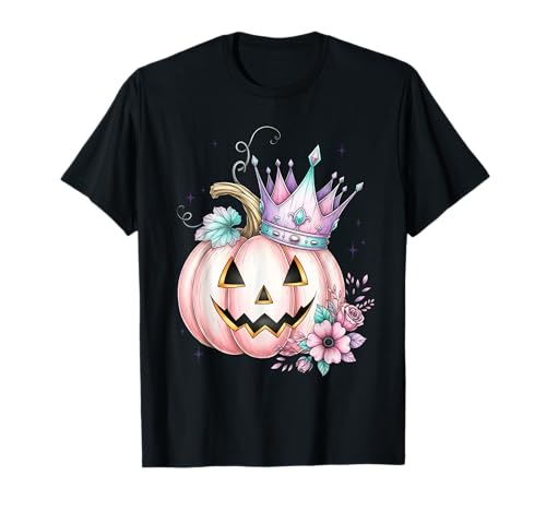 Pastellfarbene Kürbiskönigin Halloween-Grafik für Frauen Mädchen Erwachsene T-Shirt Pastellfarbene Kürbiskönigin Halloween-Grafik für Frauen Mädchen Erwachsene T-Shirt von Halloween Pumpkin Queen