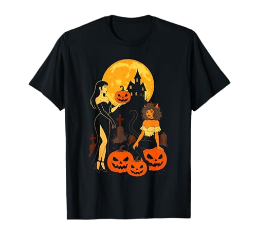 Kürbis Mädchen Halloween Gothic Spukhaus Gruselsaison T-Shirt Kürbis Mädchen Halloween Gothic Spukhaus Gruselsaison T-Shirt von Halloween Pumpkin Women Women Girls Kids