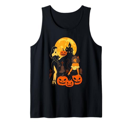 Kürbis Mädchen Halloween Gothic Spukhaus Gruselsaison Tank Top Kürbis Mädchen Halloween Gothic Spukhaus Gruselsaison Tank Top von Halloween Pumpkin Women Women Girls Kids