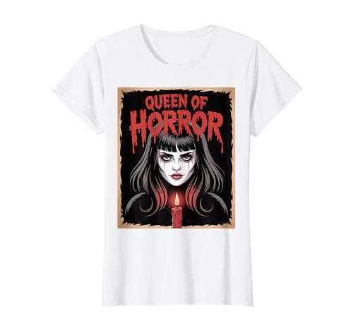 Halloween-Königin des Horrors Emo Girl T-Shirt Halloween-Königin des Horrors Emo Girl T-Shirt von Halloween Queen Of Horror Emo Girl