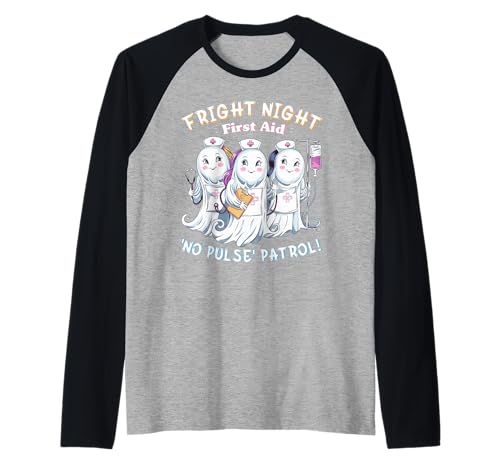 Halloween Krankenschwester Nursing Cute Health Worker Healthcare Women Raglan Halloween Krankenschwester Nursing Cute Health Worker Healthcare Women Raglan von Halloween RN Nurse Nursing Women Caring Art