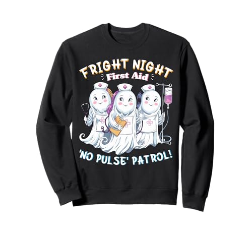 Halloween Krankenschwester Nursing Cute Health Worker Healthcare Women Sweatshirt Halloween Krankenschwester Nursing Cute Health Worker Healthcare Women Sweatshirt von Halloween RN Nurse Nursing Women Caring Art