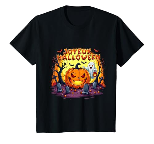 Kinder Halloween-Kostüm für Kinder – Geister und Kürbis T-Shirt Kinder Halloween-Kostüm für Kinder – Geister und Kürbis T-Shirt von Halloween Rigolo-KE&KA