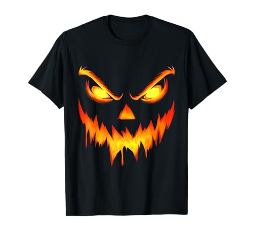 Gruseliger Kürbis Jack O Laterne Gesicht Halloween Herren Jungen Kinder T-Shirt Gruseliger Kürbis Jack O Laterne Gesicht Halloween Herren Jungen Kinder T-Shirt von Halloween Shirt For Women Men Kids Boys Girls