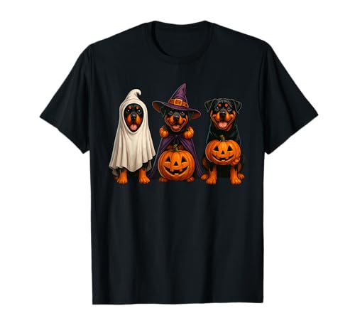 Hunde-Geister-Shirt, niedliches Halloween-Rottweiler-Geister-Hunde-Mama T-Shirt Hunde-Geister-Shirt, niedliches Halloween-Rottweiler-Geister-Hunde-Mama T-Shirt von Halloween Shirt With Dogs