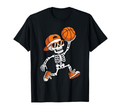 Skelett Basketball Halloween Kostüm Jungen Männer lustiger T-Shirt Skelett Basketball Halloween Kostüm Jungen Männer lustiger T-Shirt von Halloween Skeleton Basketball Boys Männer kühles T