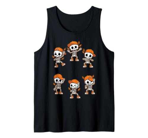 Tanzendes Skelett Kinder Halloween Niedlich Kawaii Lustig Tank Top Tanzendes Skelett Kinder Halloween Niedlich Kawaii Lustig Tank Top von Halloween Skeleton Dance Party Funny Skeleton