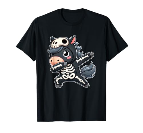 Halloween-Skelett, niedliches Pferd, Herren, Damen, Kinder T-Shirt Halloween-Skelett, niedliches Pferd, Herren, Damen, Kinder T-Shirt von Halloween Skeleton Horse Designs