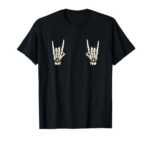 Punk Rock auf Skelett Rocker Halloween Männer Frauen Jungen Kinder T-Shirt Punk Rock auf Skelett Rocker Halloween Männer Frauen Jungen Kinder T-Shirt von Halloween Skeleton Themed Shirts Men Women Kids