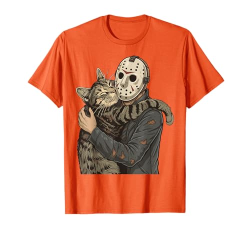 Slasher Umarmende Katze Halloween Katzenliebhaber Katze Mama Papa T-Shirt Slasher Umarmende Katze Halloween Katzenliebhaber Katze Mama Papa T-Shirt von Halloween Slasher Hugging Cat