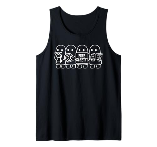 Lustiges Feuerwehrmann-Kostüm für Kinder, Halloween, niedlicher lustiger Geist Tank Top Lustiges Feuerwehrmann-Kostüm für Kinder, Halloween, niedlicher lustiger Geist Tank Top von Halloween Spooky Crew Fire Safety Squad