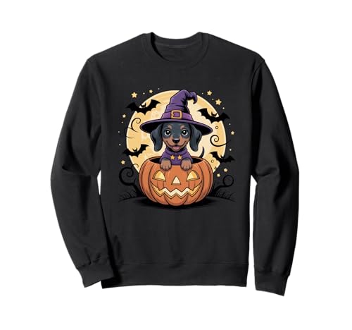 Cute Dachshund Jack O Lanterrn Halloween Costume Men Women Sweatshirt Cute Dachshund Jack O Lanterrn Halloween Costume Men Women Sweatshirt von Halloween Spooky Dachshund Apparel