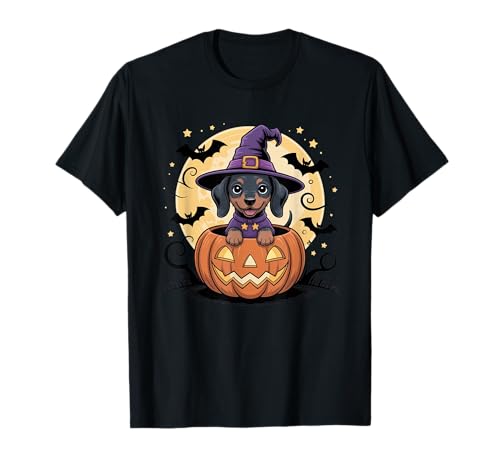 Cute Dachshund Jack O Lanterrn Halloween Costume Men Women T-Shirt Cute Dachshund Jack O Lanterrn Halloween Costume Men Women T-Shirt von Halloween Spooky Dachshund Apparel