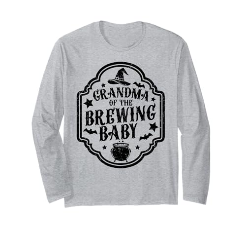 Zitat Grandma of The Brewing Baby Langarmshirt von Halloween Spooky Family by NLTS