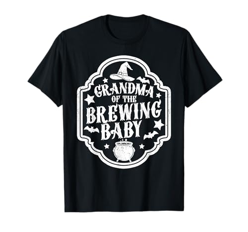 Zitat Grandma of The Brewing Baby T-Shirt von Halloween Spooky Family by NLTS