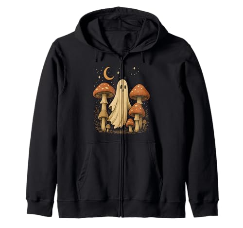 Lustiger Pilzgeist für Damen, Halloween, Vintage Kapuzenjacke Lustiger Pilzgeist für Damen, Halloween, Vintage Kapuzenjacke von Halloween Spooky Forest Gifts Apparel