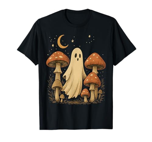 Lustiger Pilzgeist für Damen, Halloween, Vintage T-Shirt Lustiger Pilzgeist für Damen, Halloween, Vintage T-Shirt von Halloween Spooky Forest Gifts Apparel