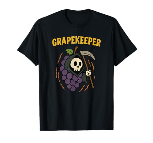 Grapekeeper Cute Grim Reaper Halloween Costume Men Women Kid T-Shirt Grapekeeper Cute Grim Reaper Halloween Costume Men Women Kid T-Shirt von Halloween Spooky Fruit Costumes