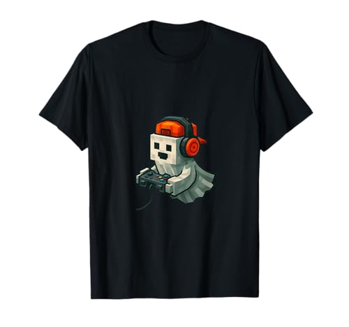 Halloween Ghost Gamer Lustiges Pixel-Videospiel für Jungen, Herren, Kinder T-Shirt Halloween Ghost Gamer Lustiges Pixel-Videospiel für Jungen, Herren, Kinder T-Shirt von Halloween Spooky Ghost Tee For Boys Gamer