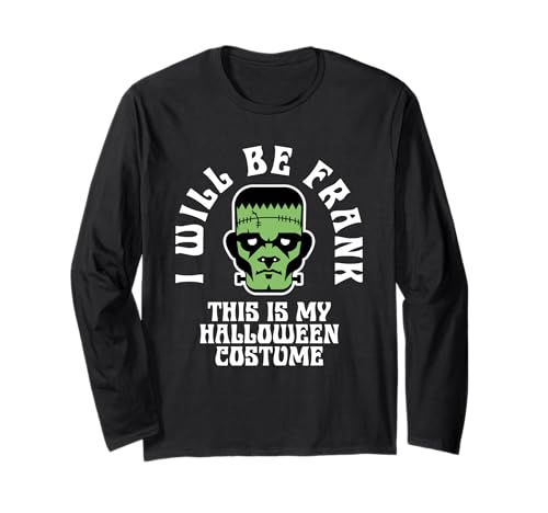 Ich werde Frank Halloween Kostüm Frankenstein Männer Jungen Langarmshirt von Halloween Teez für Frauen Männer Kinder Jungen