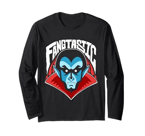 Lustige Fangtastic Halloween Kostüm Vampire Männer Jungen Langarmshirt Lustige Fangtastic Halloween Kostüm Vampire Männer Jungen Langarmshirt von Halloween Teez für Frauen Männer Kinder Jungen