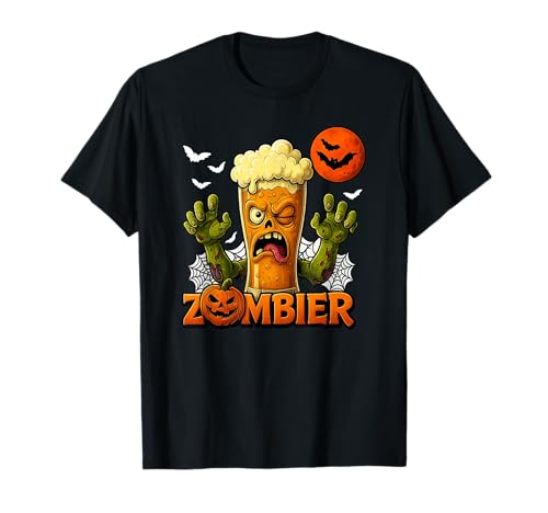 Zombier Biertrinker – Lustiges Halloween Herren Damen T-Shirt Zombier Biertrinker – Lustiges Halloween Herren Damen T-Shirt von Halloween Tshirt Herren - Halloween Shirt Damen