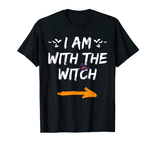 I am With The Witch Men T-Shirts, gruseliges Halloween T-Shirt I am With The Witch Men T-Shirts, gruseliges Halloween T-Shirt von Halloween Tshirts & Gifts