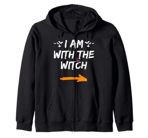 I am with The Witch Men T-Shirts, Scary Warlock Halloween Kapuzenjacke I am with The Witch Men T-Shirts, Scary Warlock Halloween Kapuzenjacke von Halloween Tshirts & Gifts